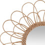 Voir la diapositive 3 : ATMOSPHERA Miroir en rotin fleur D 56 cm