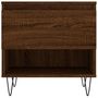 Voir la diapositive 5 : VIDAXL Table basse chene marron 50x46x50 cm bois d'ingenierie