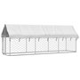 Voir la diapositive 2 : VIDAXL Chenil exterieur avec toit 400x100x150 cm