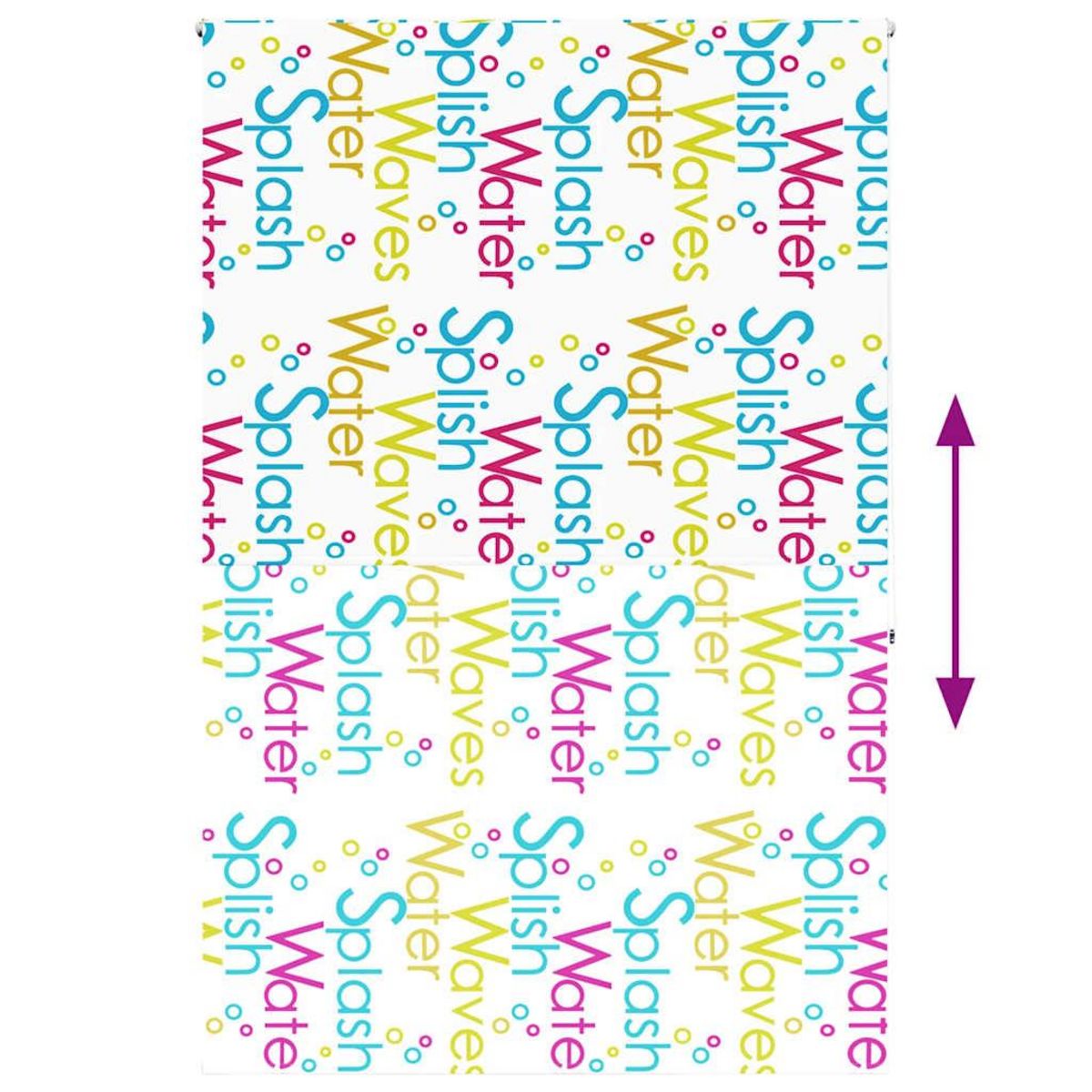 VIDAXL Store enrouleur de douche 150x240 cm largeur du tissu 146 cm