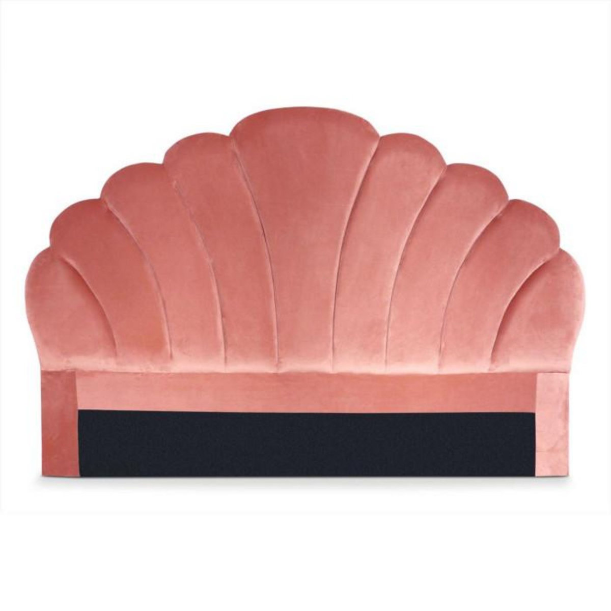 Paris Prix Tête de Lit en Velours  Shelly  160cm Rose
