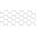 Nortene Grillage métalique 1 x 25 m - maille 13 x 0,7 mm - structure hexagonale - triple torsion