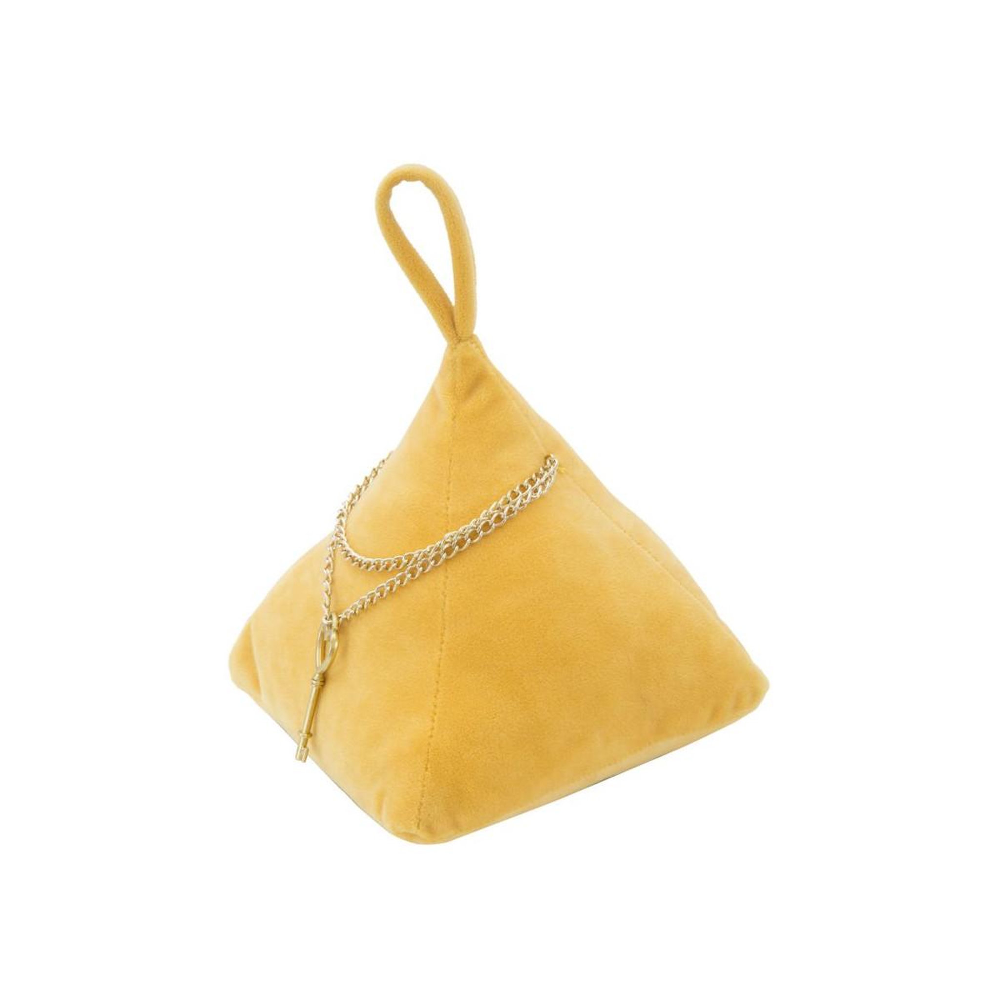 Voir la diapositive 3 : Paris Prix Cale porte  triangle  50cm jaune