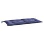 Voir la diapositive 4 : VIDAXL Coussins de banc de jardin lot de 2 bleu marine tissu oxford