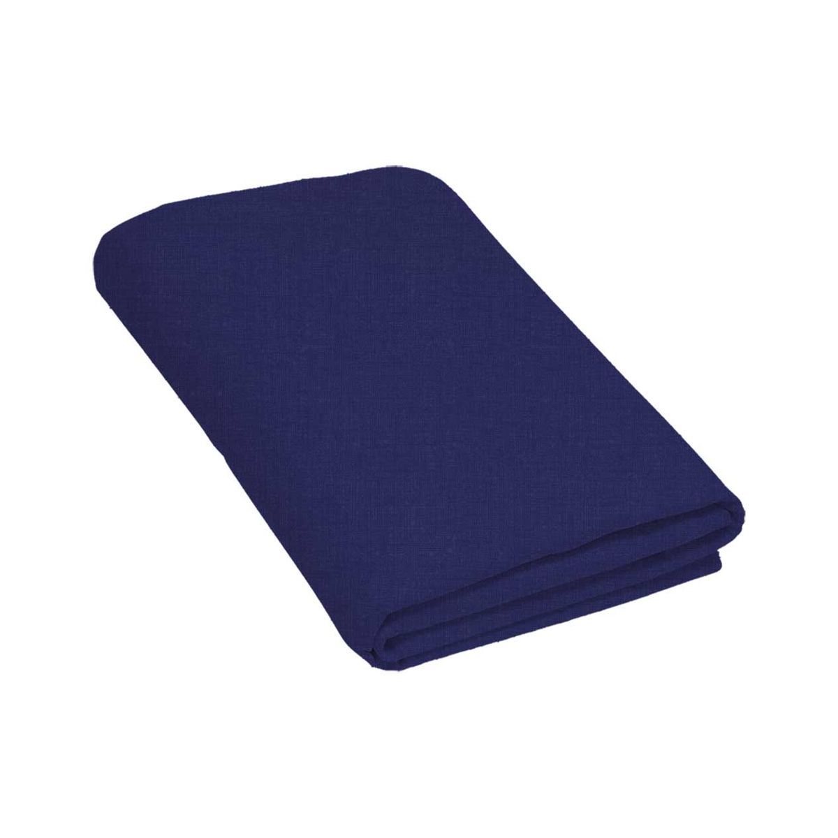 Drap plat uni en coton lin YANNO 