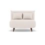 Voir la diapositive 6 : BEST MOBILIER Lumi - banquette convertible clic-clac 1 place en velours côtelé