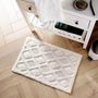 Voir la diapositive 5 : Paris Prix Tapis de Bain Jacquard  Nemesis  50x80cm Blanc