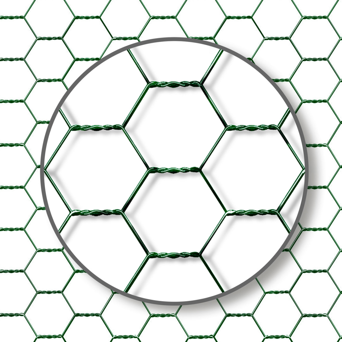 ID MARKET Enclos poulailler 16 m² parc grillagé 4x4 M acier galvanisé