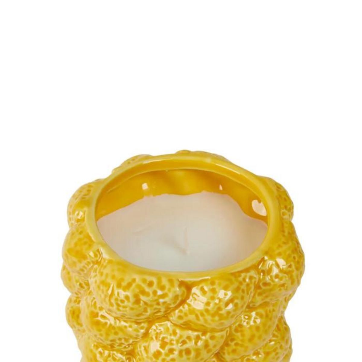 ATMOSPHERA Bougie Parfumée Citron en Céramique  Yucatan  330g Agrumes