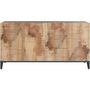 Voir la diapositive 1 : Buffet moderne 3 portes 3 tiroirs L160cm BARI