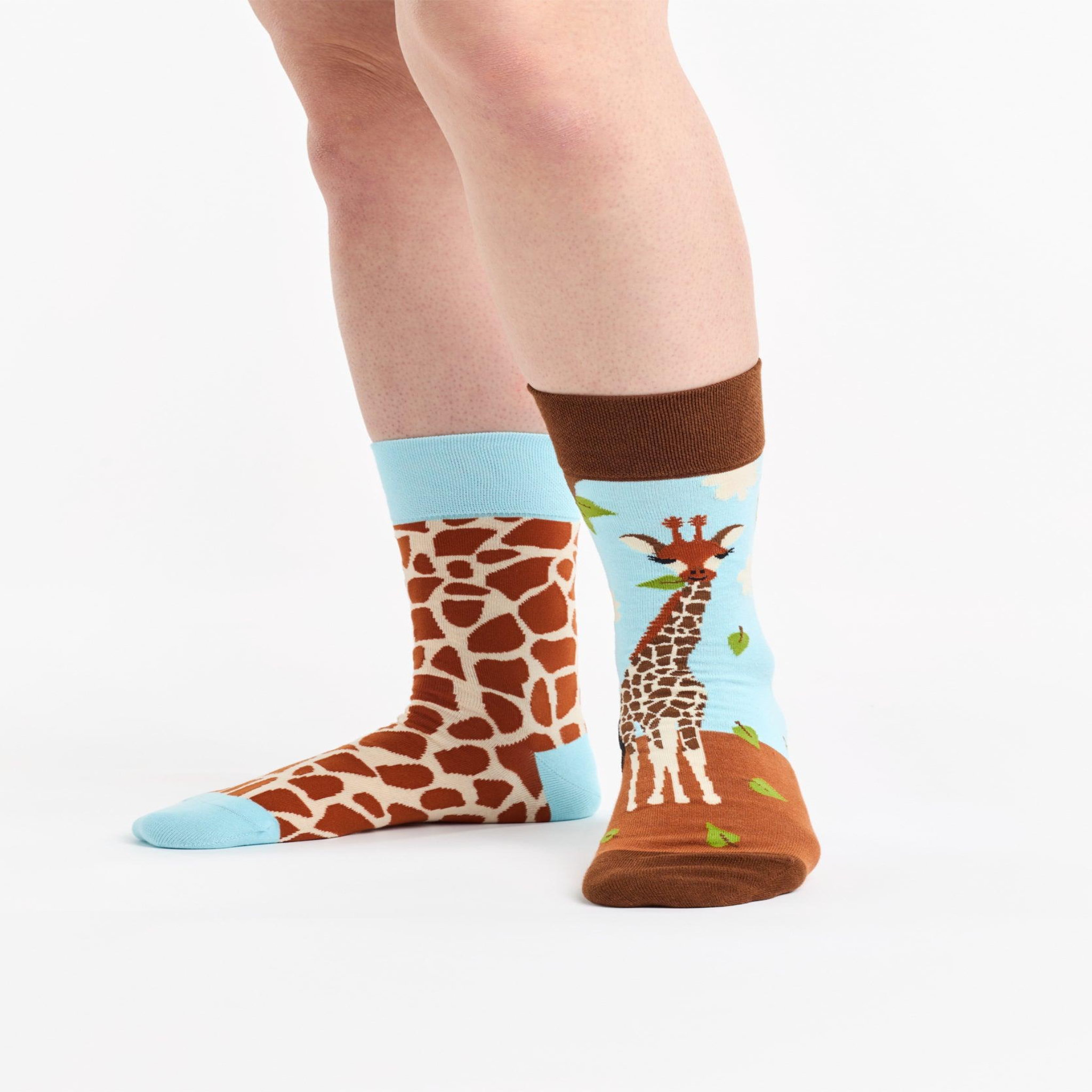 Voir la diapositive 2 : DEDOLES Chaussettes girafe mignonne