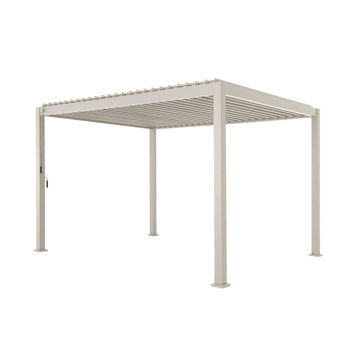 SWEEEK Pergola bioclimatique aluminium lames orientables 4x3m Triomphe