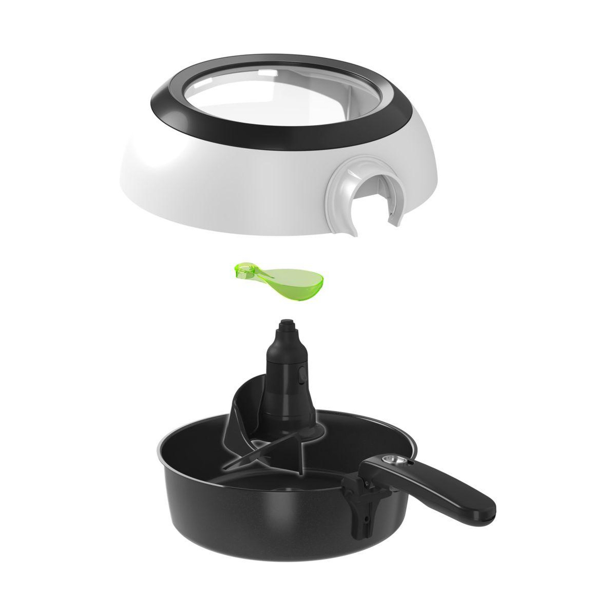 Voir la diapositive 3 : SEB Friteuse sans huile Actifry Genius Blanc 1.2 kg FZ760000