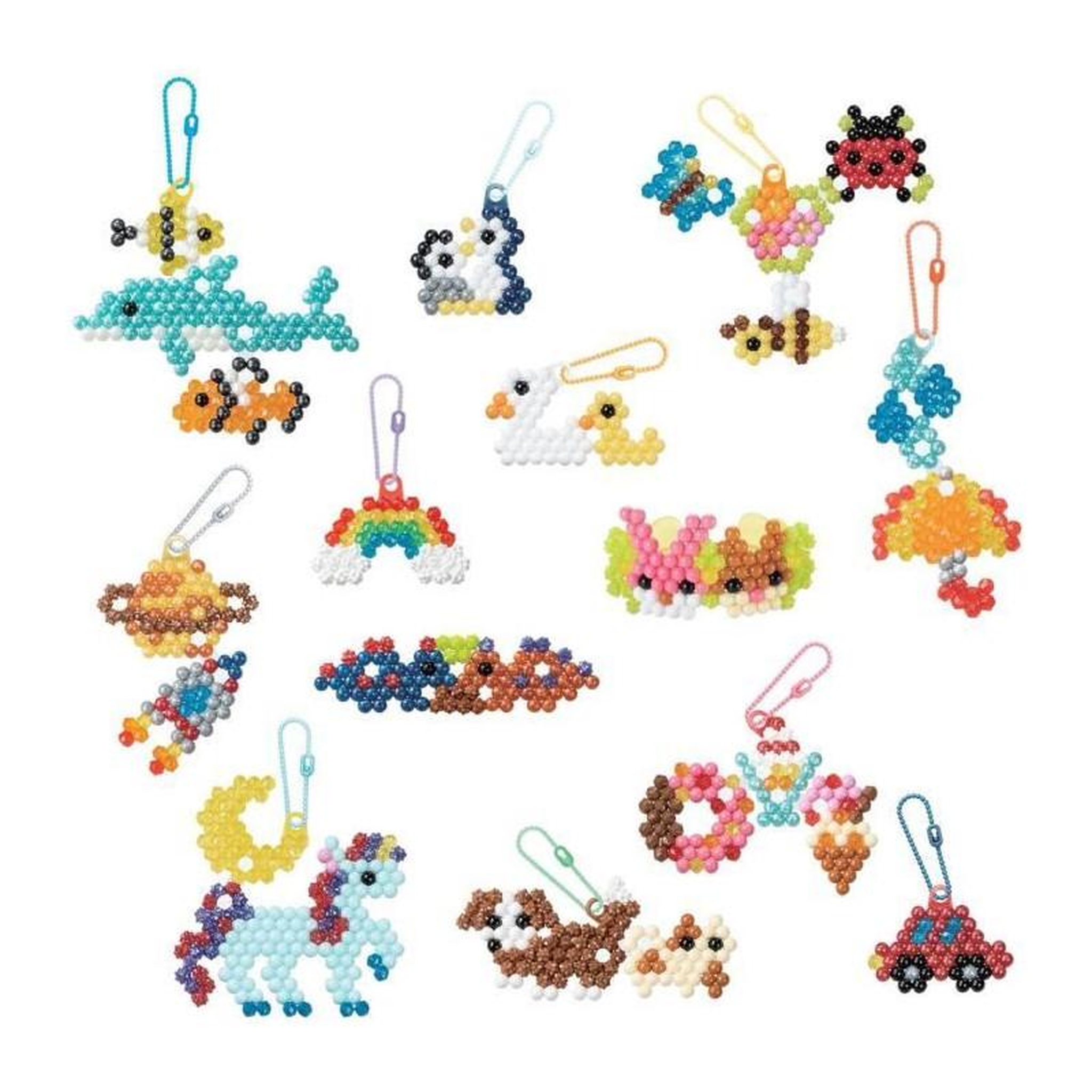 Voir la diapositive 3 : Aquabeads Coffret création - AQUABEADS 35025 - Mes porte-clés et suspensions