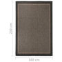 Voir la diapositive 6 : VIDAXL Tapis a tissage plat d'exterieur 160x230 cm Marron fonce