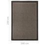 Voir la diapositive 6 : VIDAXL Tapis a tissage plat d'exterieur 160x230 cm Marron fonce
