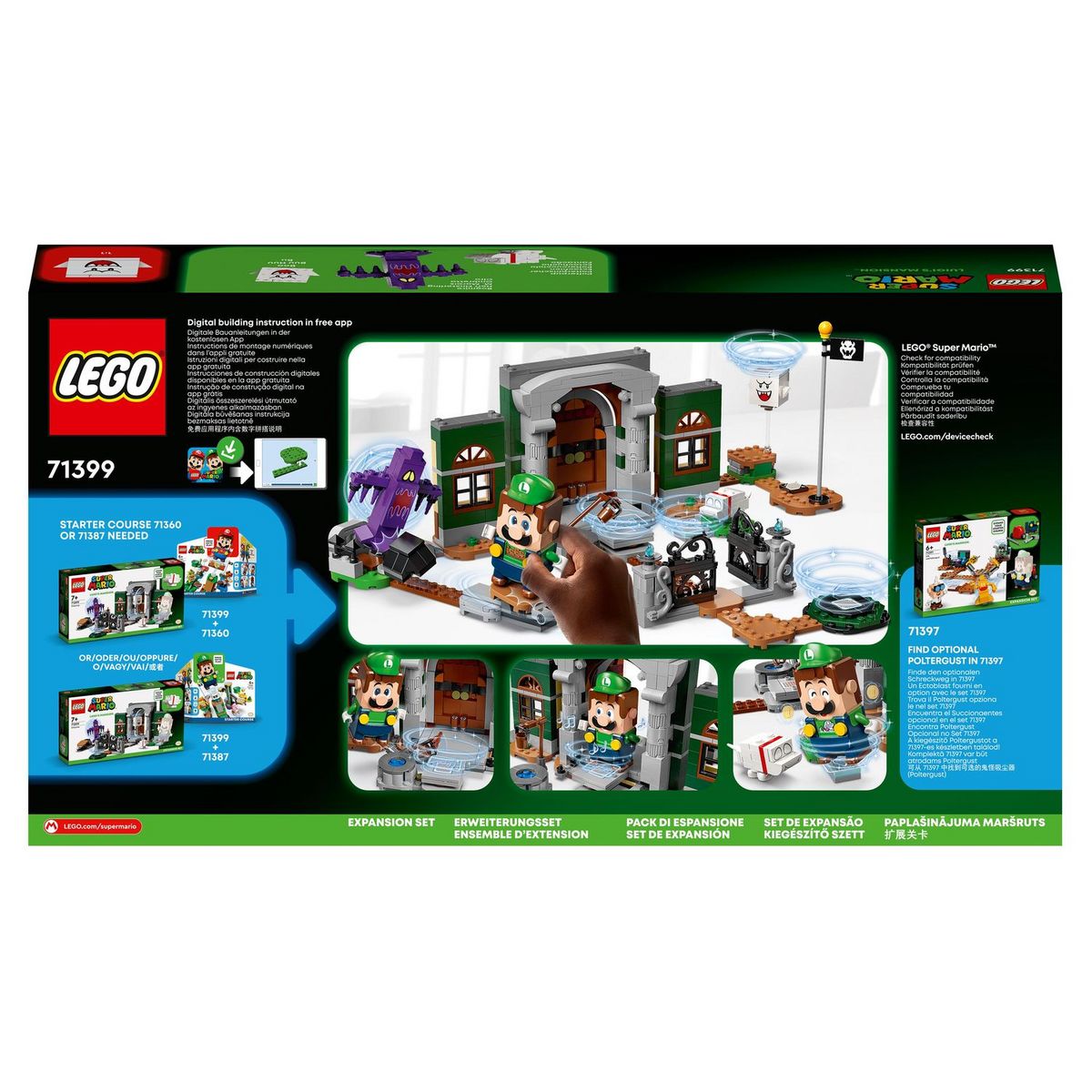 LEGO Super Mario 71399 - Ensemble d'extension L'entrée de Luigi's Mansion