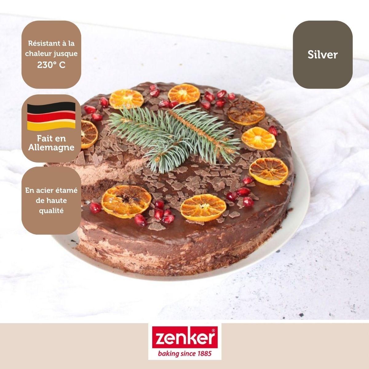 ZENKER Moule à manqué à charnière 26,3 cm Zenker Silver