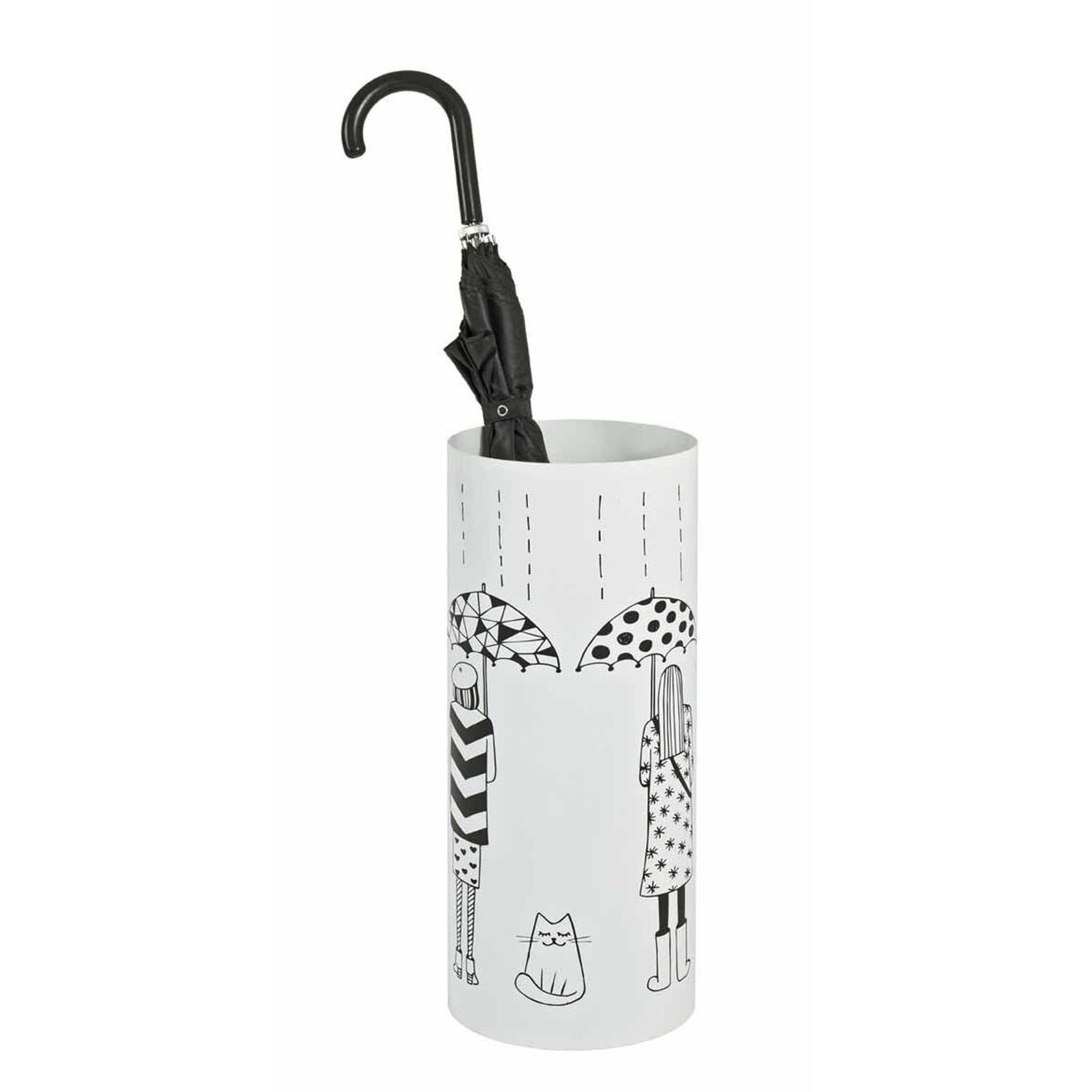 Paris Prix Porte-parapluie déco  carmen  45cm blanc