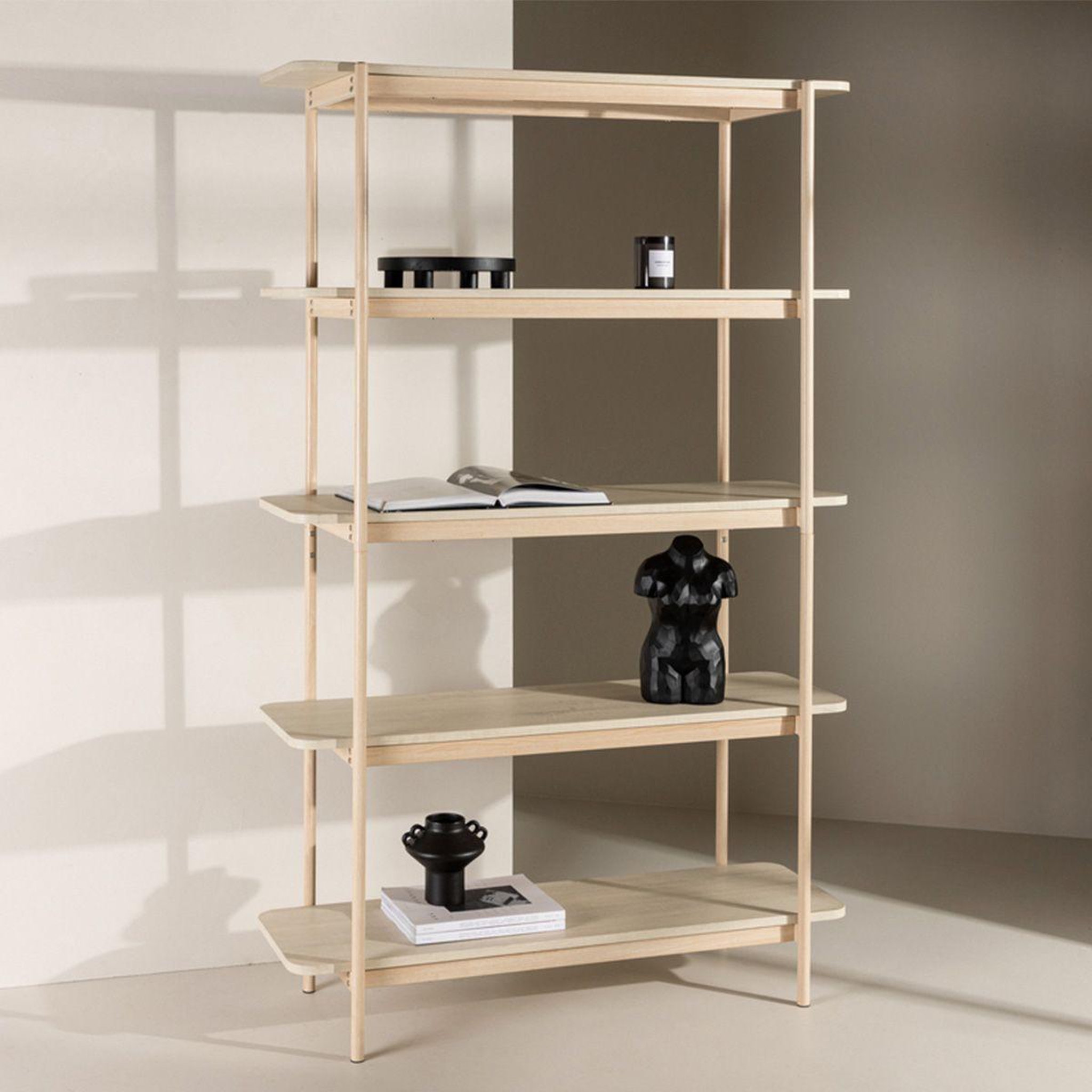 Voir la diapositive 6 : Paris Prix Étagère 5 niveaux  heim  190cm naturel