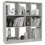 Voir la diapositive 3 : VIDAXL Bibliotheque Gris beton 97,5x29,5x100 cm Bois d'ingenierie