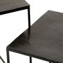 Voir la diapositive 3 : Paris Prix Lot de 2 Tables d'Appoint Gigognes  Oxidize  55cm Noir