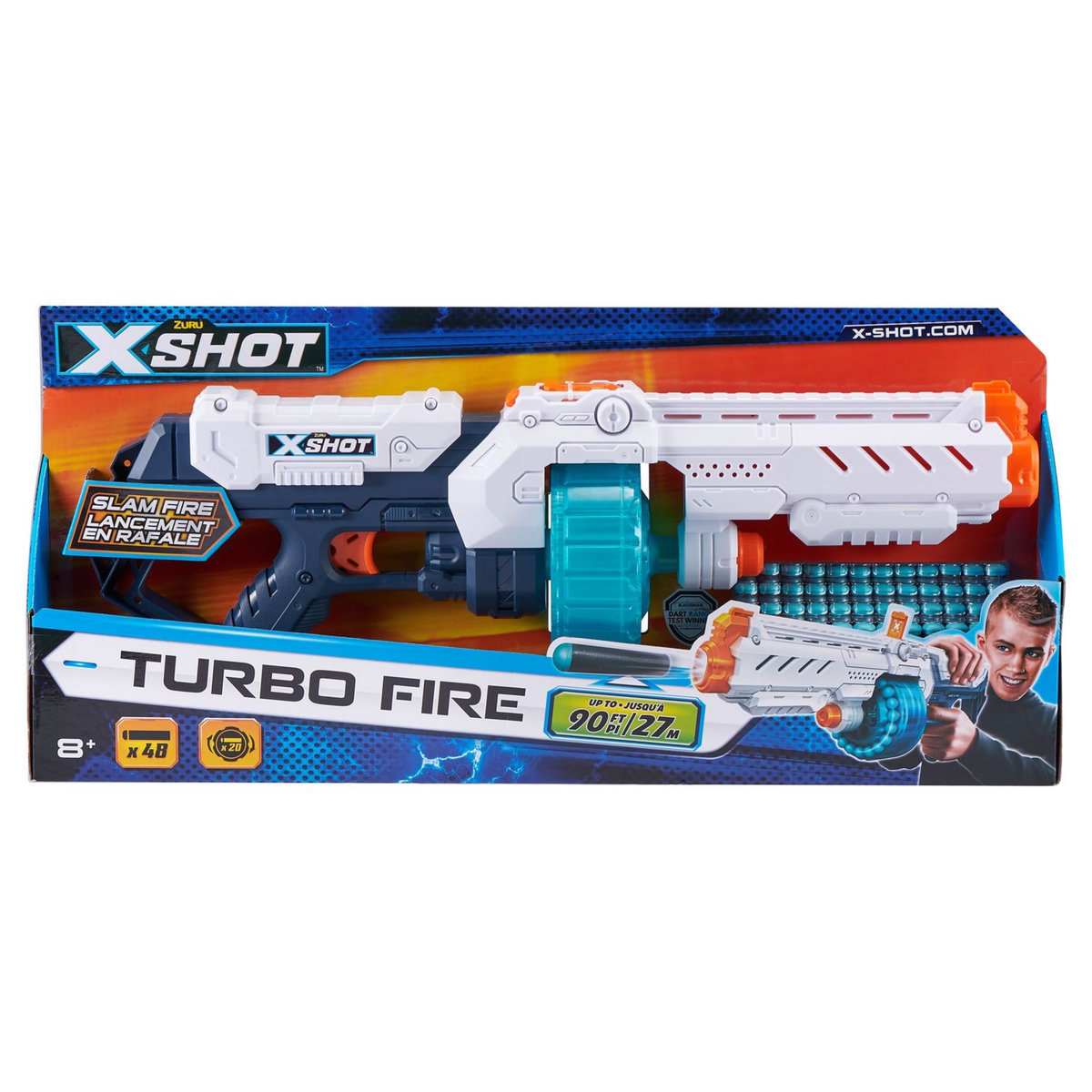ZURU FUSIL XSHOT TURBO FIRE 48 FLECHES