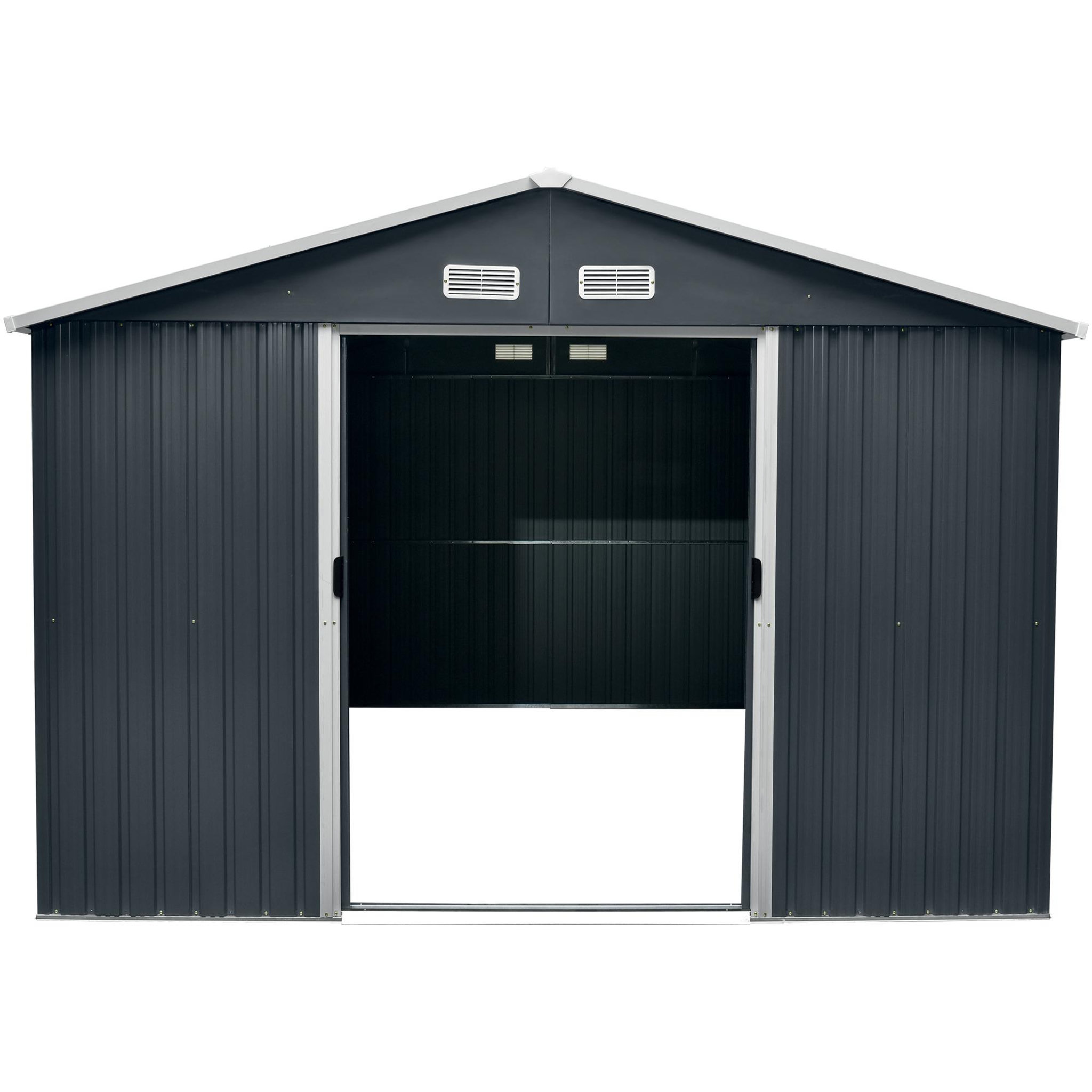 Voir la diapositive 3 :  Abri jardin métal 11,8m2  3,67 x 3,22 x h2,17m