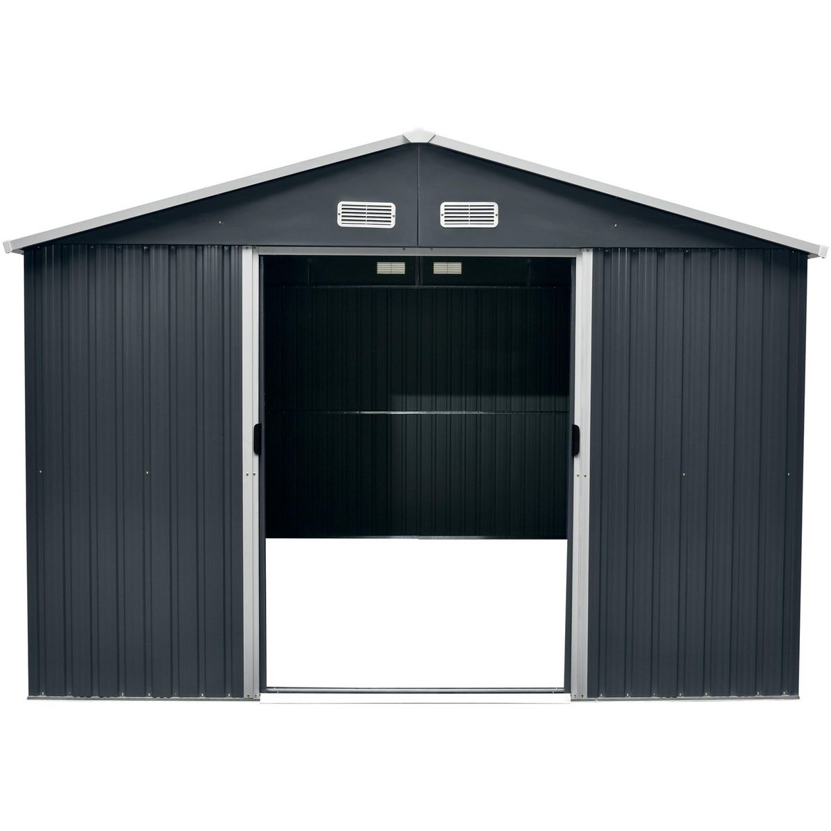  Abri jardin métal 11,8m2  3,67 x 3,22 x h2,17m