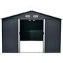Voir la diapositive 3 :  Abri jardin métal 11,8m2  3,67 x 3,22 x h2,17m