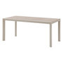 Voir la diapositive 1 : HESPERIDE Table de jardin fixe en aluminium effet bois 6 places EVASION