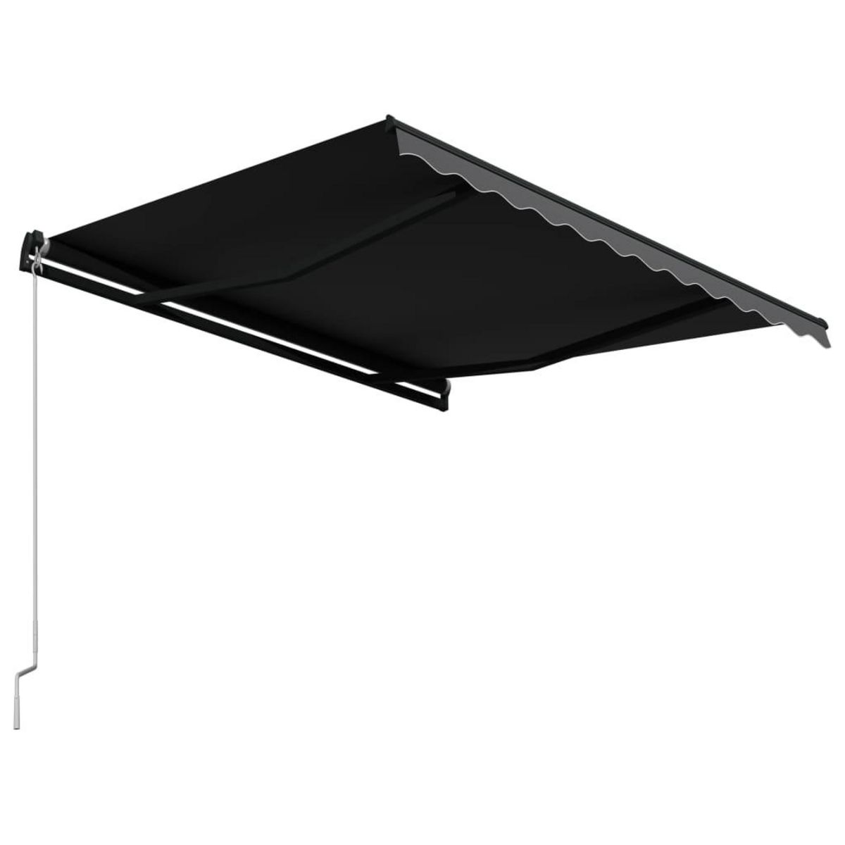 VIDAXL Auvent manuel retractable 300x250 cm Anthracite