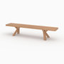 Voir la diapositive 3 : Rendez vous déco Table et bancs de jardin 10 personnes en bois-Soraya
