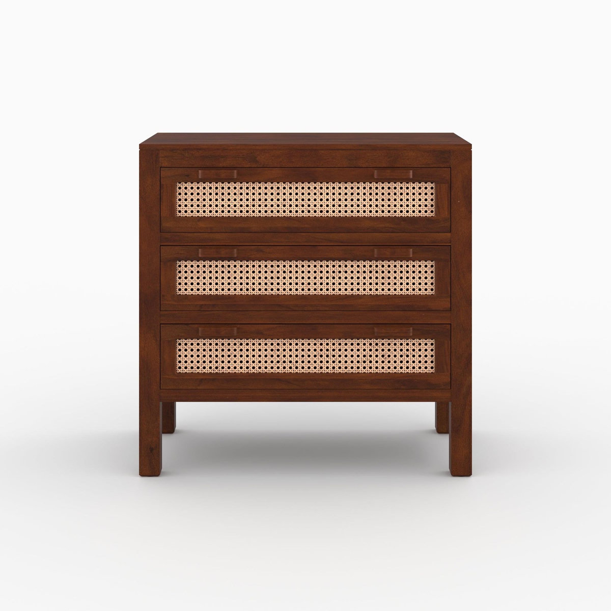 Rendez vous déco Commode en bois de manguier et cannage-Tiki
