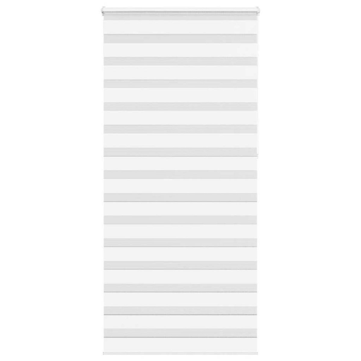 VIDAXL Store zebre blanc 100x230 cm largeur du tissu 95,9cm polyester