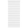 Voir la diapositive 1 : VIDAXL Store zebre blanc 100x230 cm largeur du tissu 95,9cm polyester