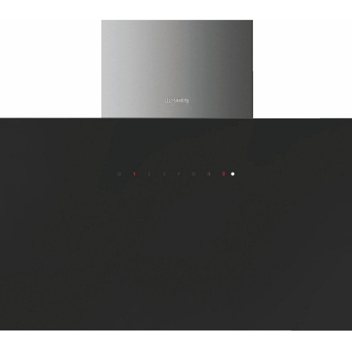 SMEG Hotte décorative murale inclinée KICV90BL2