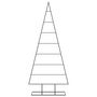 Voir la diapositive 3 : VIDAXL Arbre de Noël en metal pour decoration noir 150 cm