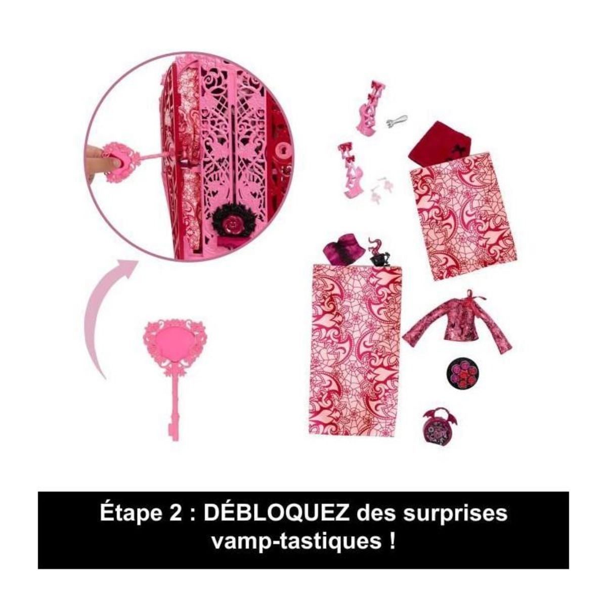 MONSTER HIGH MONSTER HIGH Coffret Monstrueux Secrets énigmes du jardin Draculaura - Monster High - HYT72