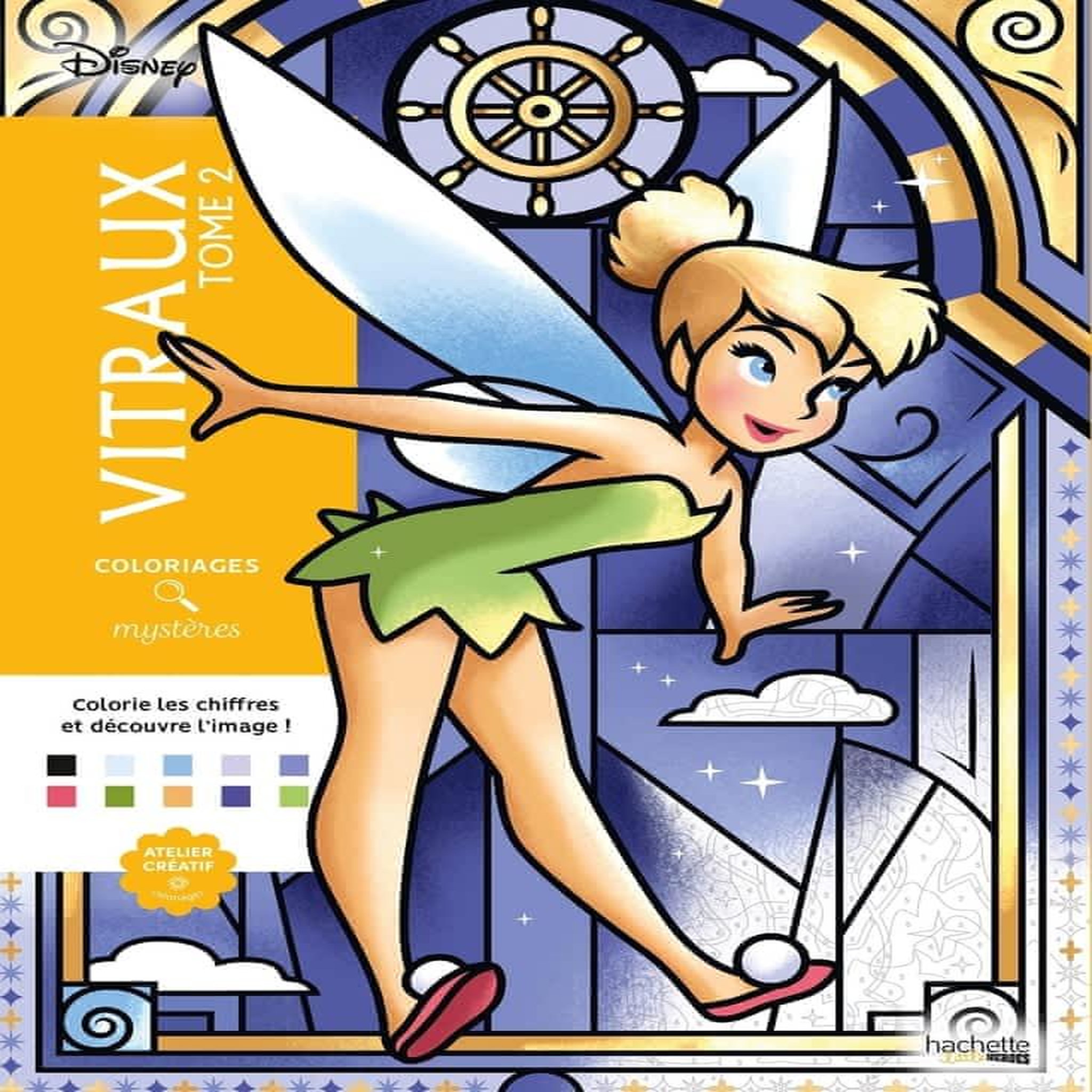 COLORIAGES MYSTERES DISNEY VITRAUX. TOME 2, Bal William