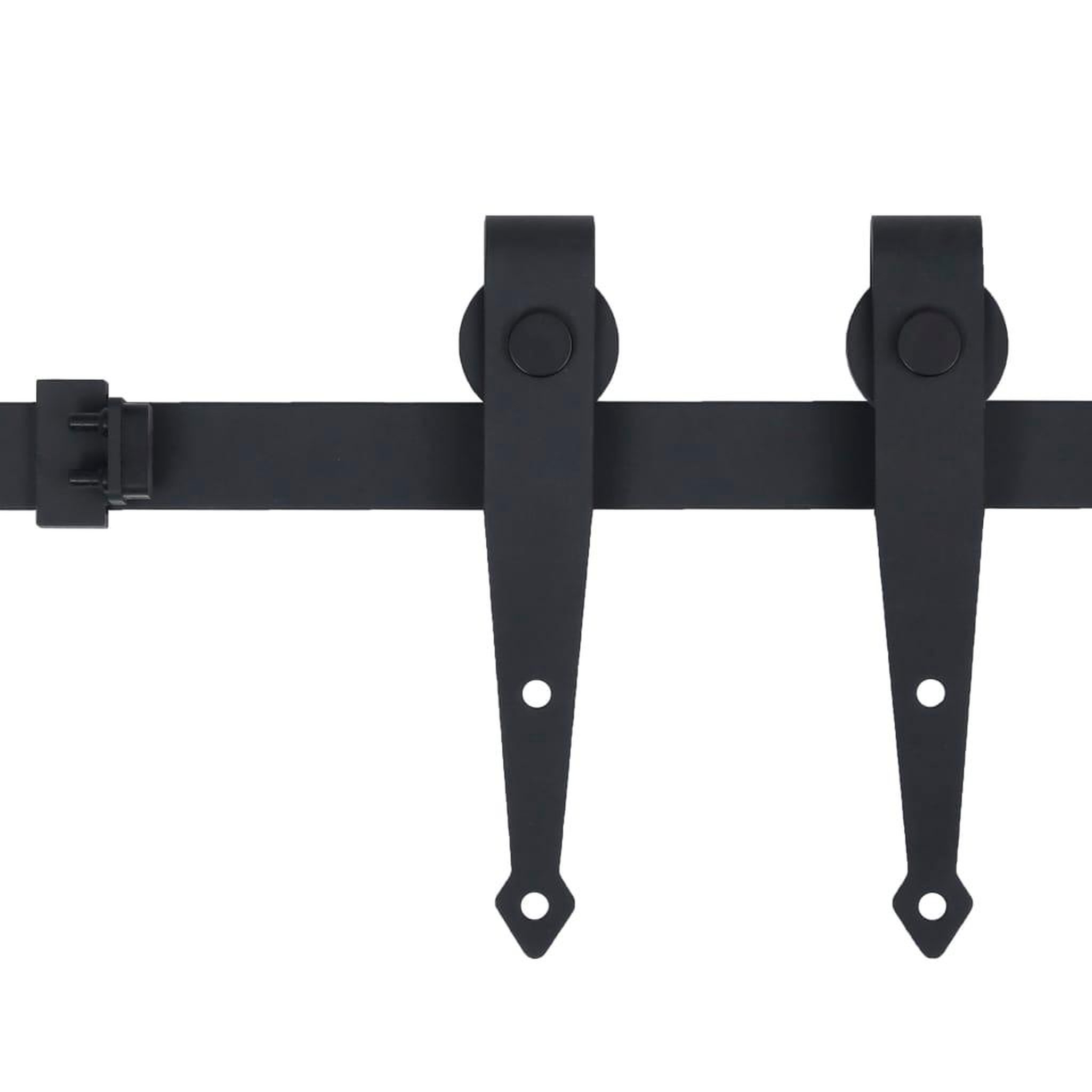 Voir la diapositive 3 : VIDAXL Kit mini de porte d'armoire coulissante Acier au carbone 152 cm
