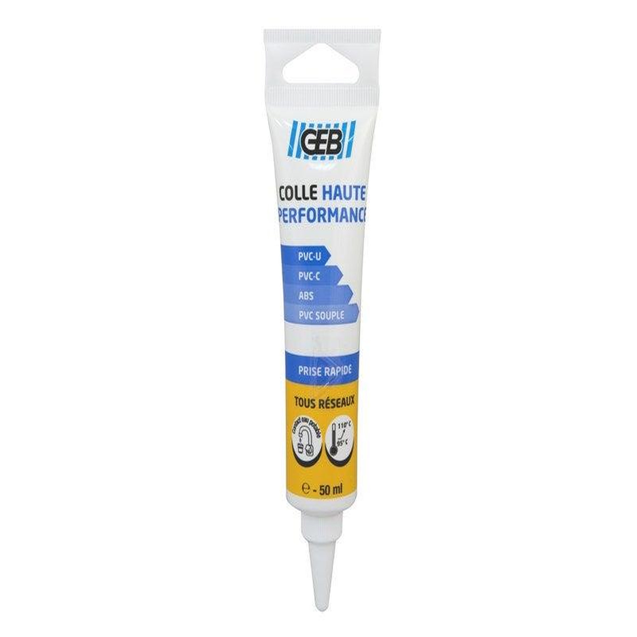 Geb Colle pvc haute performance 50 ml GEB  tube 50 ml
