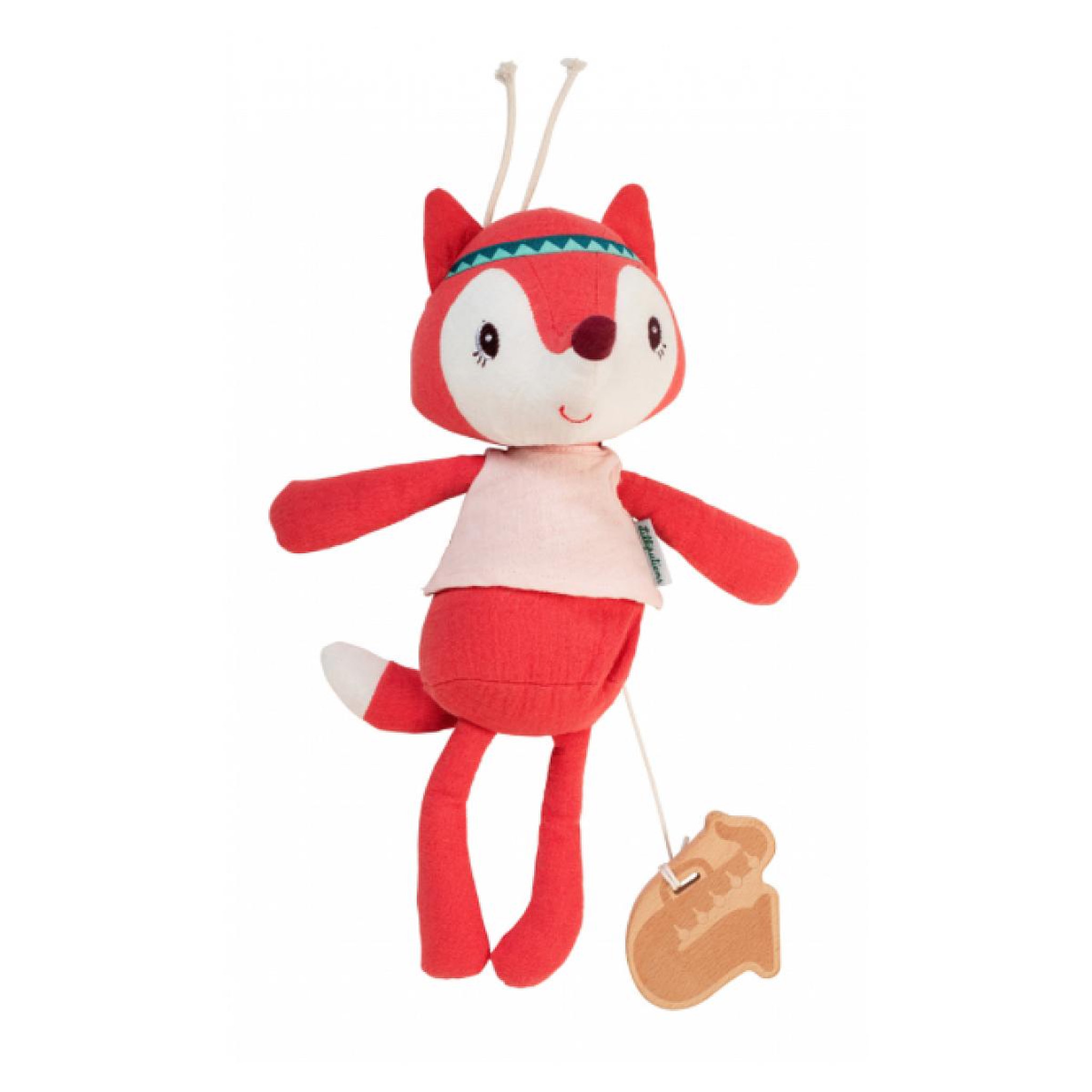 LILLIPUTIENS Alice la renarde, peluche musicale