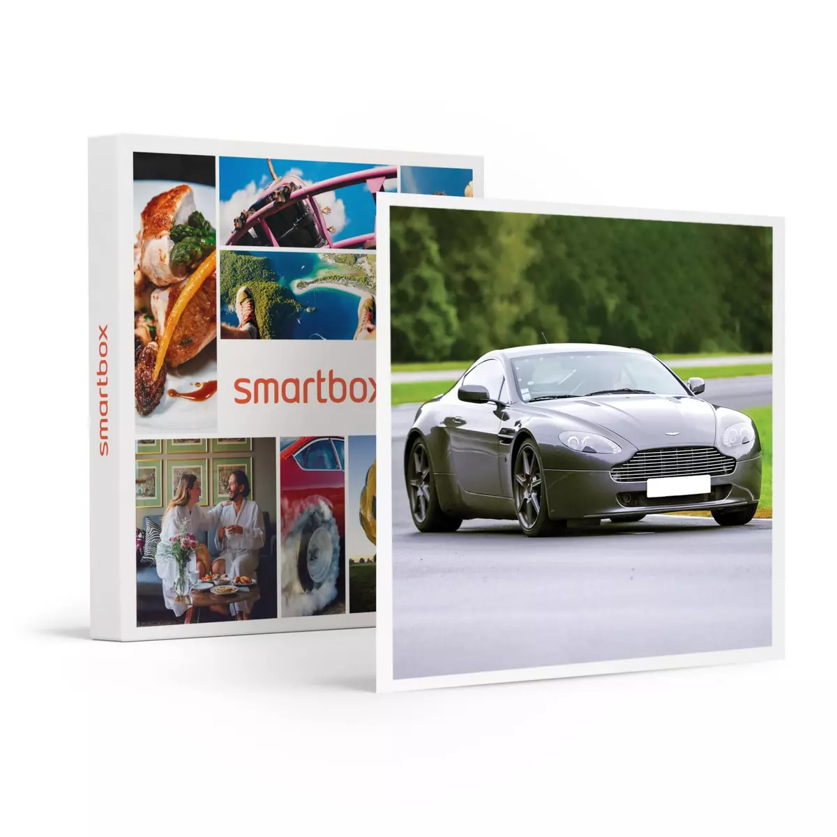 Smartbox Pilotage Aston-Martin V8 Vantage : 4 tours sur le circuit des Écuyers - Coffret Cadeau Sport & Aventure