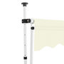 Voir la diapositive 3 : VIDAXL Auvent manuel retractable 200 cm Creme