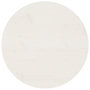 Voir la diapositive 1 : VIDAXL Dessus de table Blanc Ø50x2,5 cm Bois de pin massif
