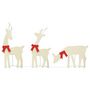 Voir la diapositive 3 : VIDAXL Decoration de Noël renne 3 pcs 90 LED blanc chaud