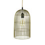 Voir la diapositive 1 : The Home Deco Factory Suspension luminaire en métal filaire Cage - Diam. 20 cm