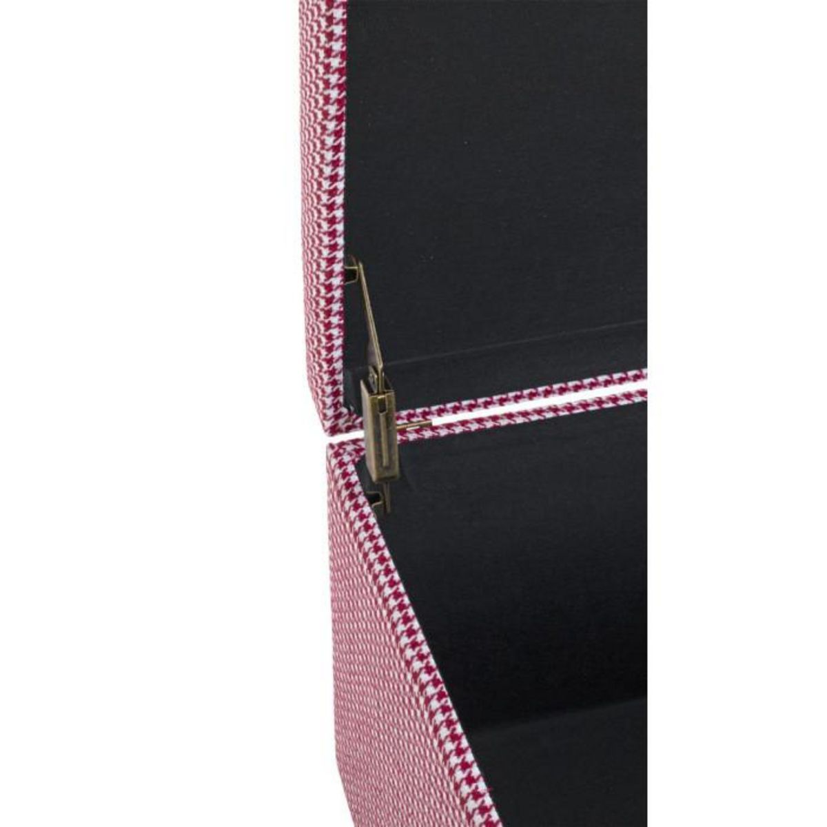 Paris Prix Coffre de Rangement  Aghana  65cm Rose & Blanc