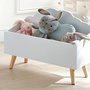 Voir la diapositive 2 : ATMOSPHERA Coffre de rangement enfant en bois CLOUDY